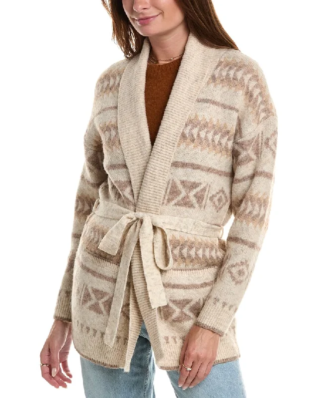 Women's Holiday Clothing Heartloom Seevon Wool-Blend Cardigan