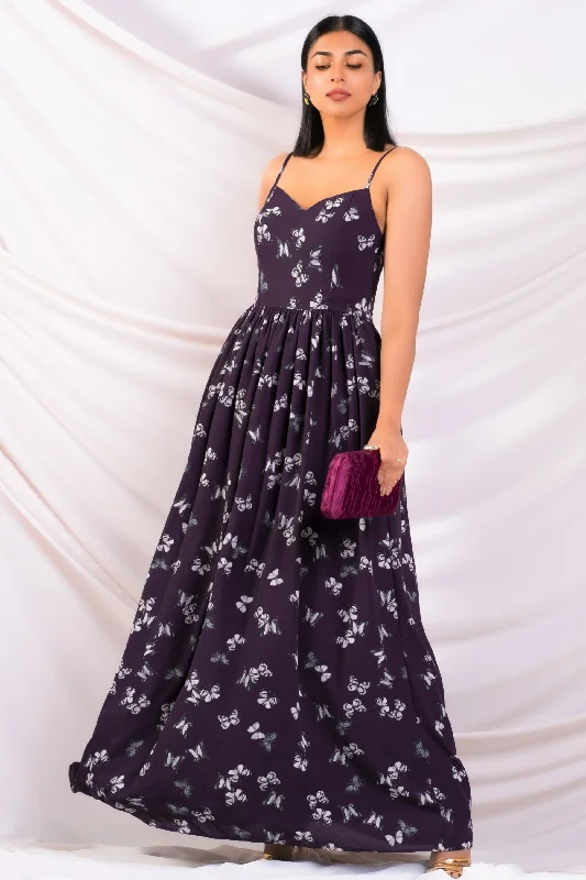 Fashion-Forward Women's Clothing Sweetheart Aline Maxi Dress