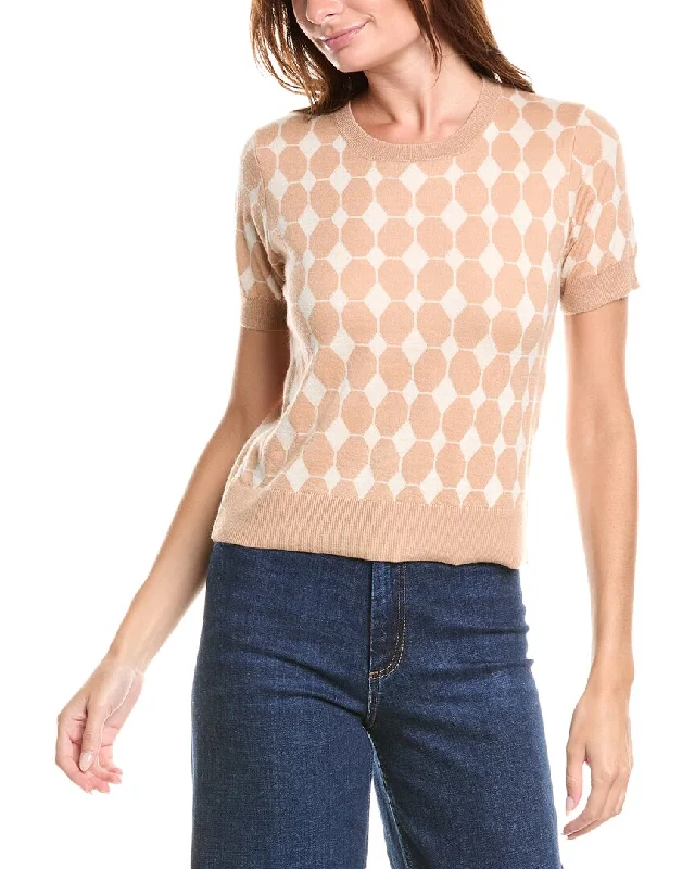 Women's Vintage-Inspired Clothing 27 Miles Malibu Retro Inspired Cashmere & Wool-Blend Top