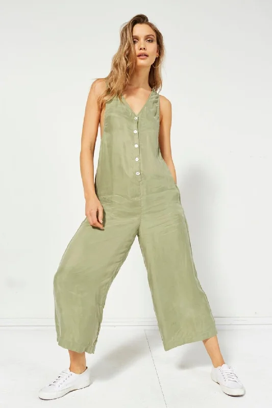 Women Clothes MinkPink BORDERLINE JUMPSUIT - SAGE