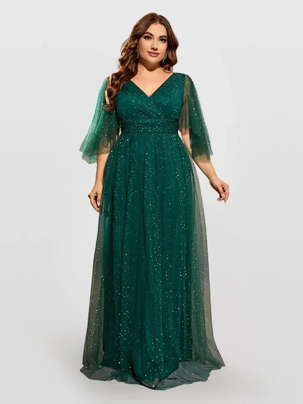 Women's Clothing For Holiday Travel V-Neck Cross Front Bridesmaid Dresses