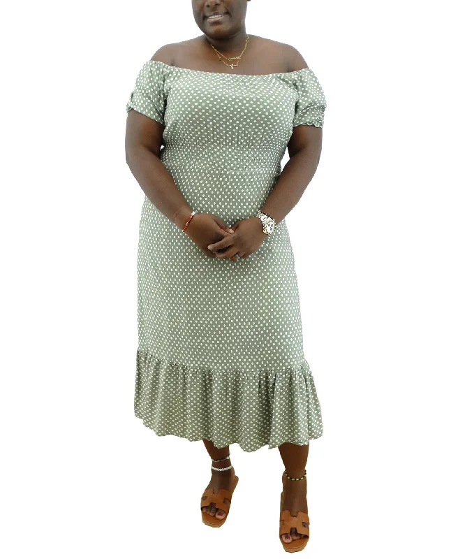 Women's Seasonal Clothes 181174M, Da Moda Women's  S/S Dress-  L -3XL
