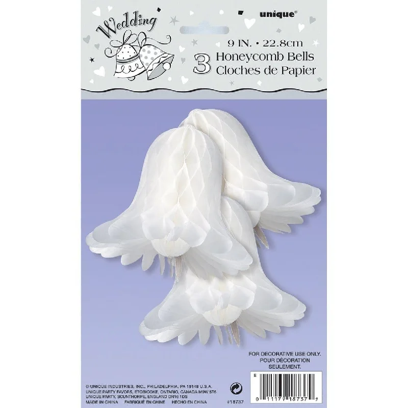 Women's Clothing For Holiday Travel Honeycomb Bells 9 In. 3/pkg