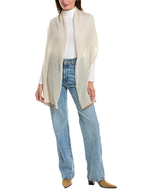 Plus-Size Women's Clothing Portolano Flat Jersey Oblong Cashmere Wrap