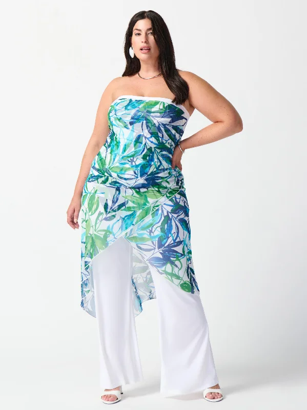 Comfortable Women's Clothes Kaia Plus Size Jumpsuit by Designer Joseph Ribkoff 242024