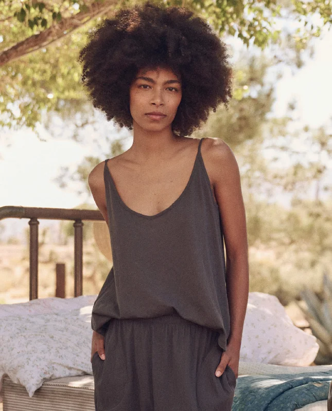 Women's High-End Clothing The Sleep Cami Tank. -- Washed Black