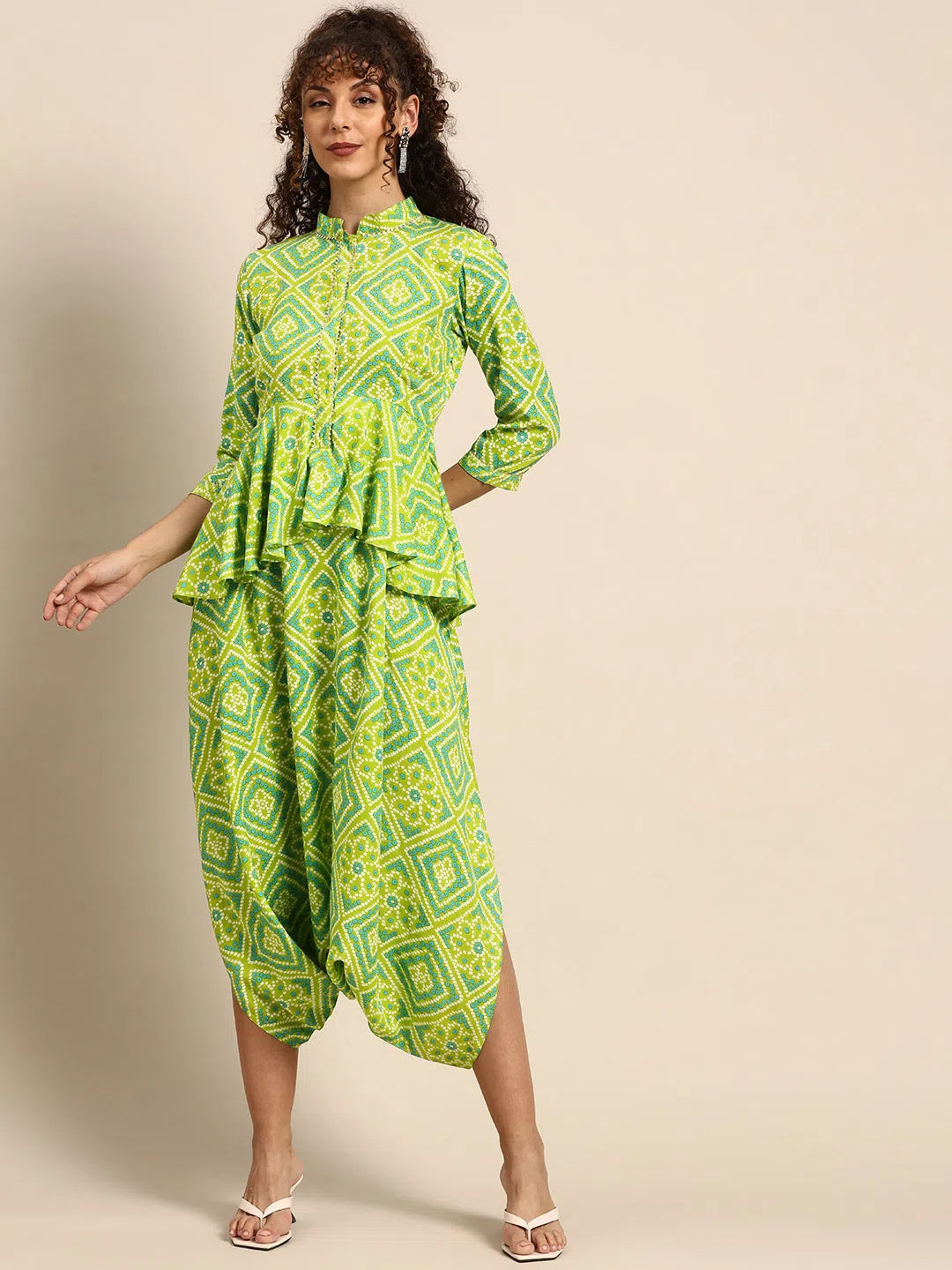 Trendy Athleisure Clothing For Women Women Solid Standard Lime Green Jumpsuits & Sets