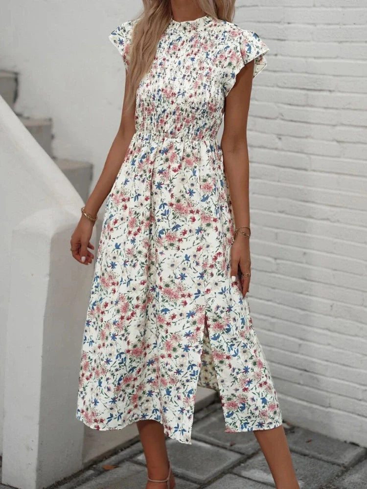 Women's Clothes For Special Occasions Vintage Ruffles Long Beach Sleeveless A-line High Waist Maxi Dress Women's Clothes For Special Occasions Vintage Ruffles Long Beach Sleeveless A-line High Waist Maxi Dress