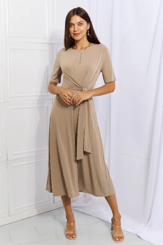 Women's Trendy Outfits CityHottie Put In Work Wrap Knit Midi Dress