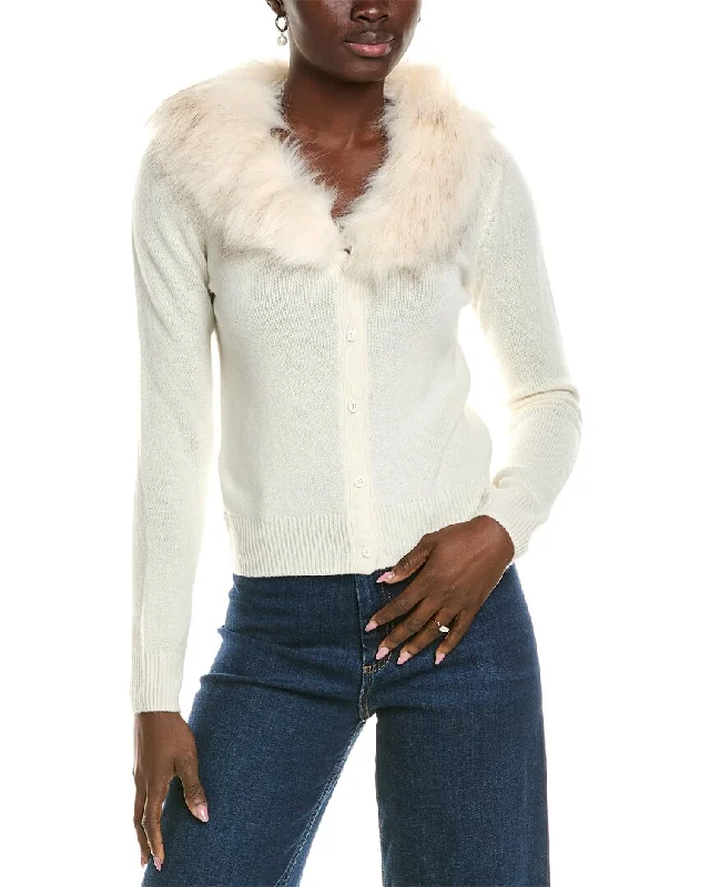 Women's Elegant Clothing Sets 27 Miles Malibu V-Neck Cashmere & Wool-Blend Cardigan