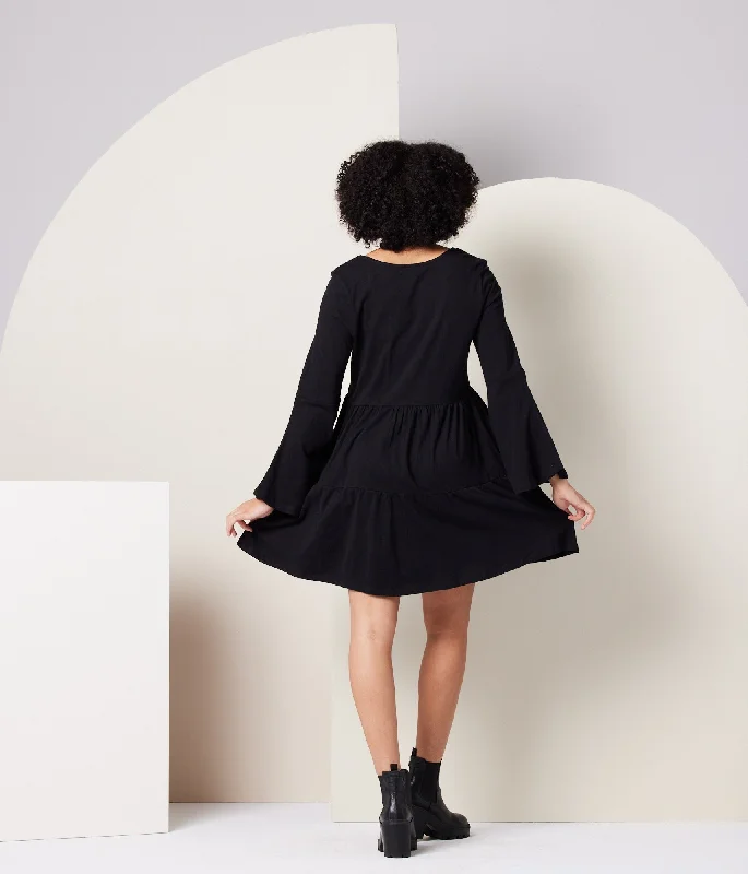 Chic Trends Unveiled Jupiter Dress - Black