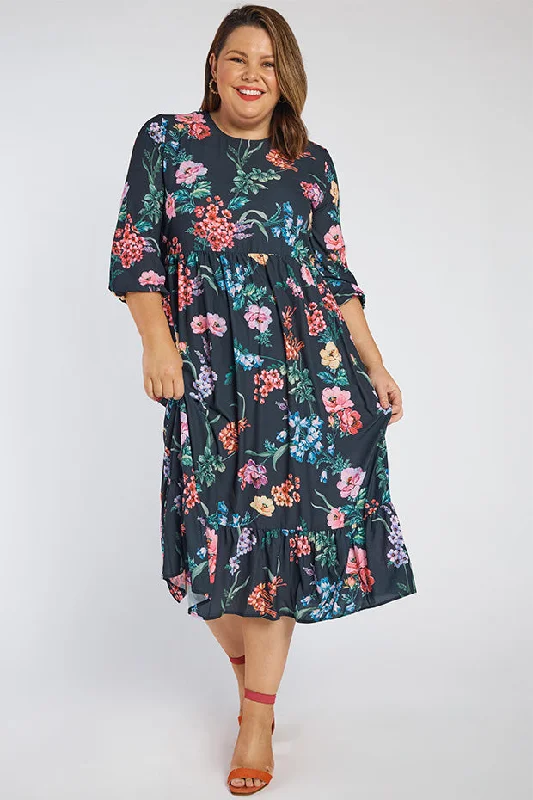 Chic Clothes For Women React Cherry Blossom & Friends Dress