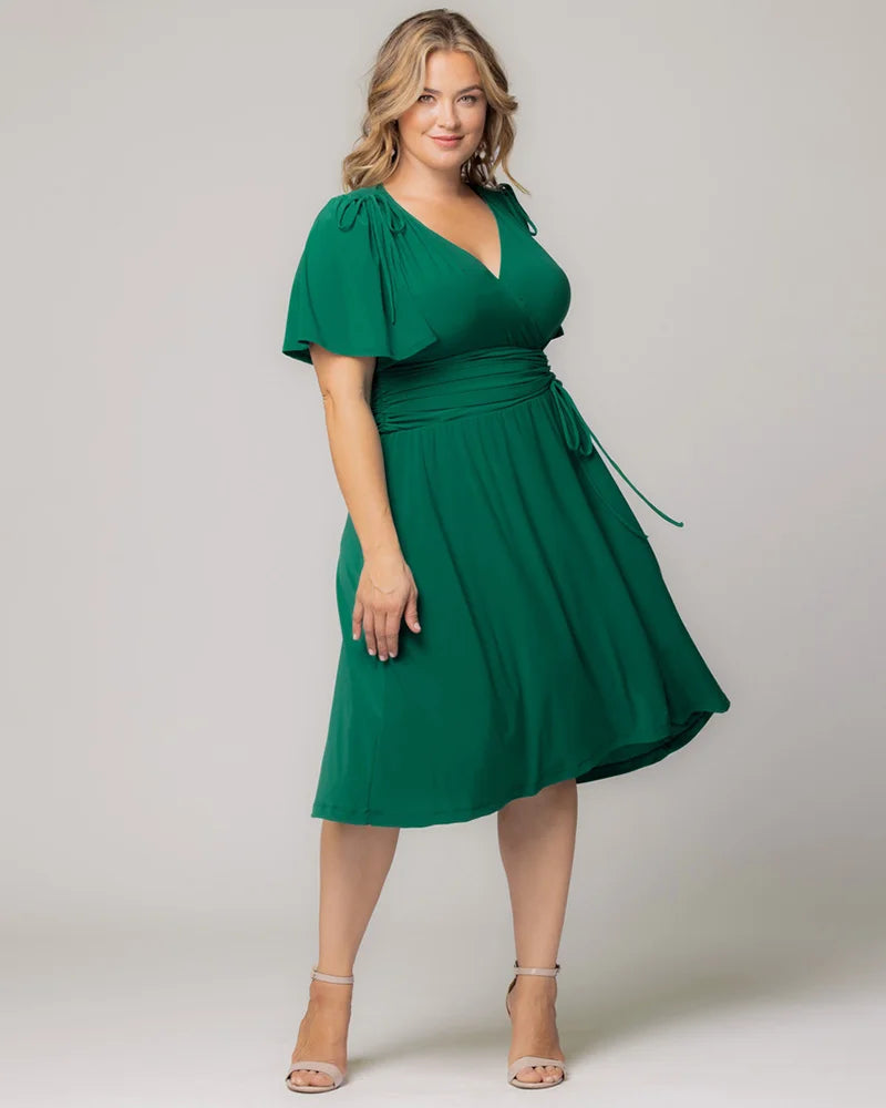 Affordable Fashion Clothing For Women Jemma Ruched Tie Dress