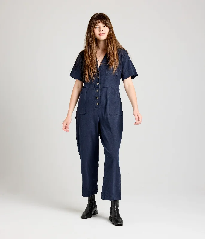 You'Ll Love Us Because Gemini Jumpsuit - Dark Blue