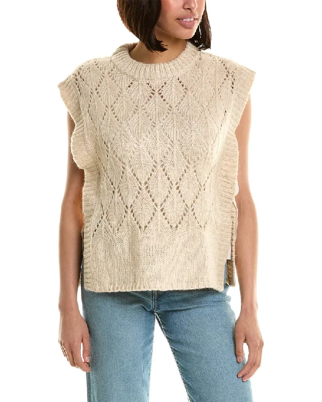 Women's Clothing Sets Merlette Shawl Wool & Alpaca-Blend Sweater