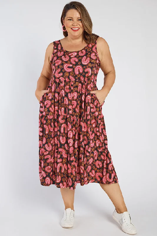 Women's Night-Out Clothes Teagan Yarli Creative Sleeveless Dress