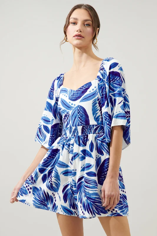 Women's Night-Out Clothes Dawson Palm Print Phoebe Flowy Romper