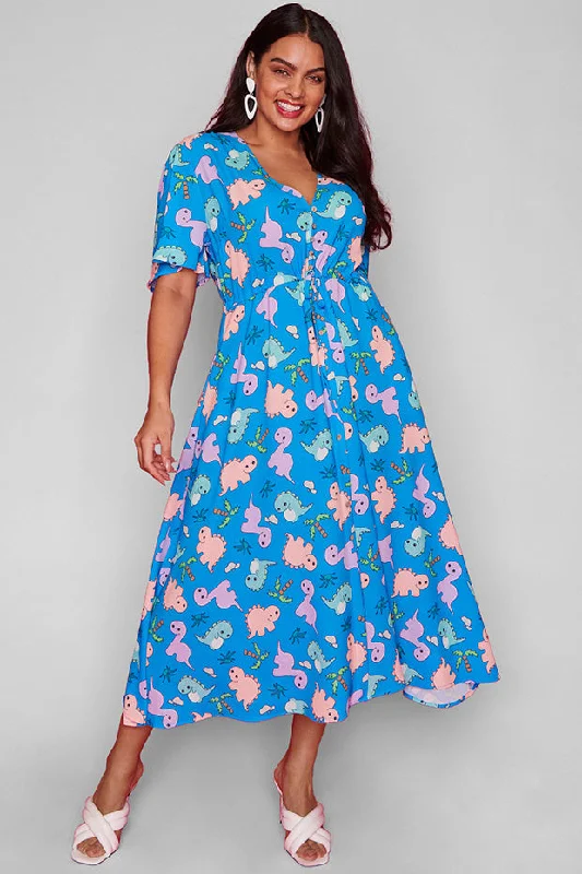 Tailored Clothing For Women Marley Dino Print Dress