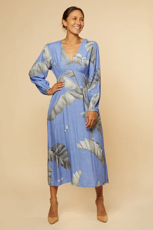 Comfortable Women's Clothing Farrah Midi Dress in Whitsundays