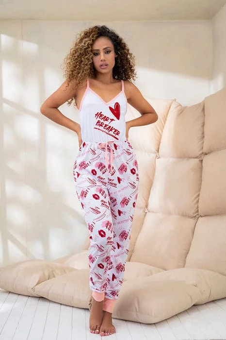 Everyday Wear Sexy Romantic Print Jumpsuit Onesie Sleep Lounge Lingerie