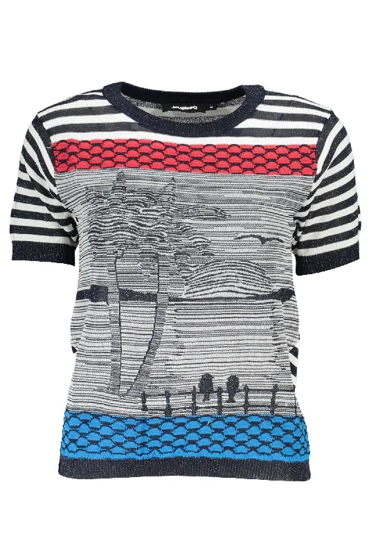 Women's Clothing For Everyday Wear Desigual Chic Contrasting Details Women's Sweater Women's Clothing For Everyday Wear Desigual Chic Contrasting Details Women's Sweater