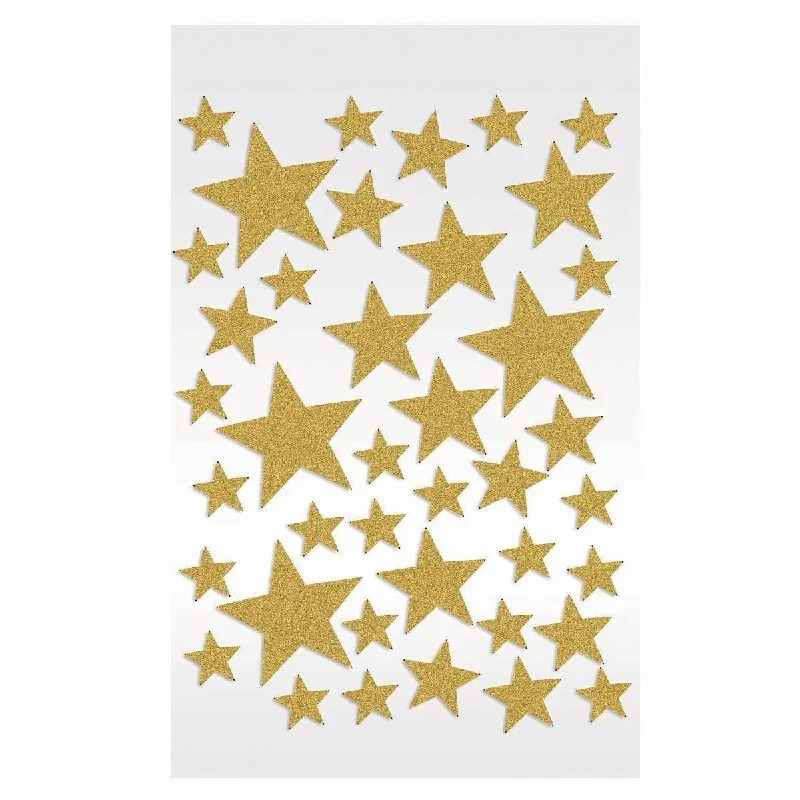 Women's Clothing For Travel Diamonds Stickers - Stars - Gold