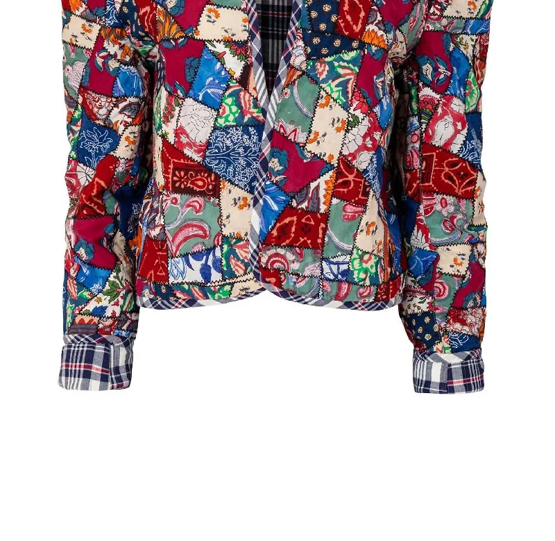 Women's Plus-Size Clothes Billy Broken Glass Quilt Jacket In Multi