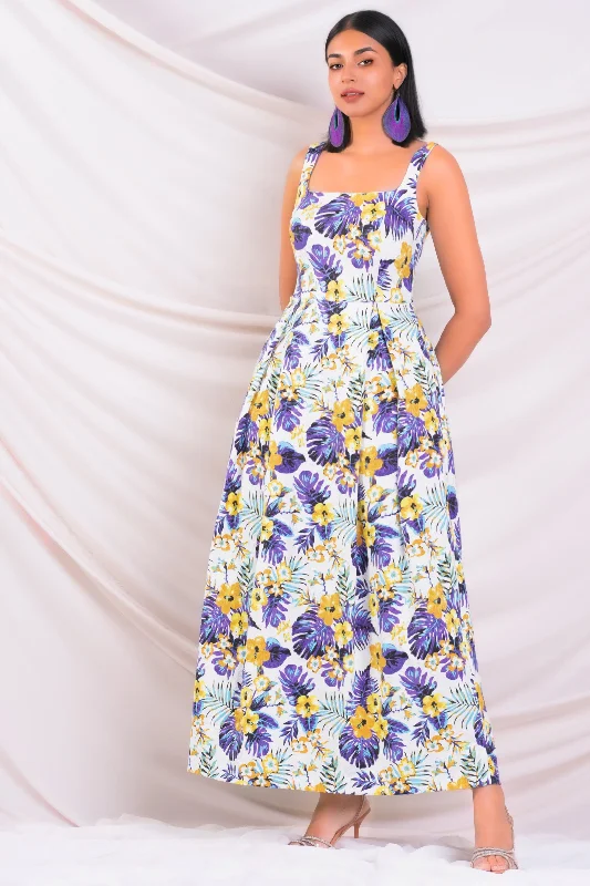Women's Sporty Clothes Printed Jacquard Maxi Dress