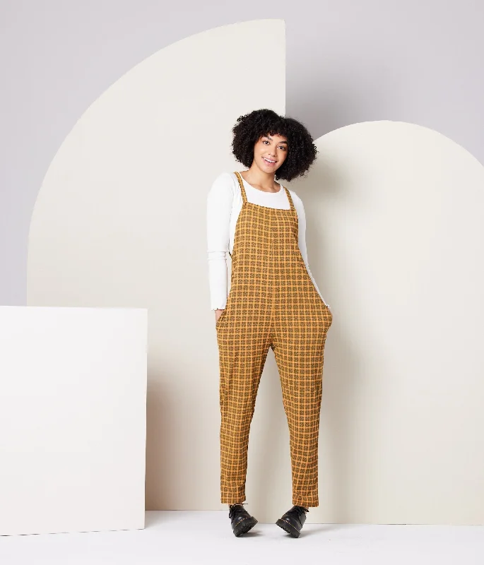 Limited Time Deal Cadence Overall - Apricot Plaid