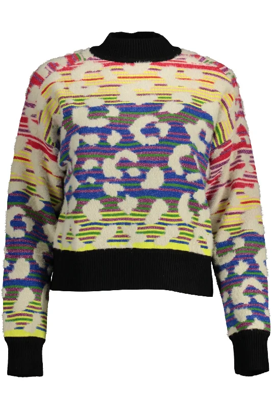 Women's Clothes For The Office Desigual Chic  Contrasting Details Women's Sweater