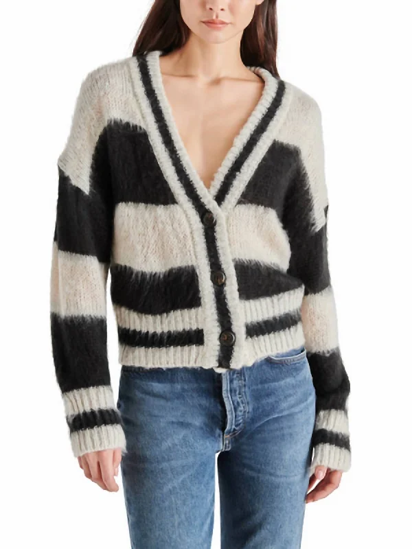 Formal Clothing For Women Becca Cardigan Sleeve In Black And Grey