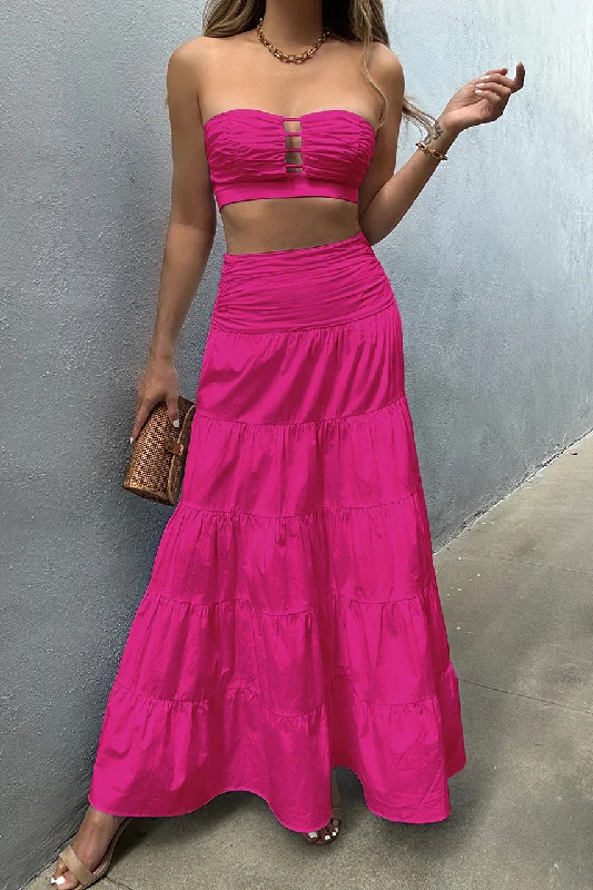 Fashionista Sale TAHOE TOP - FUCHSIA