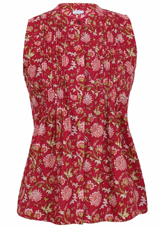 Style Breakthroughs Camille Top Cranberry