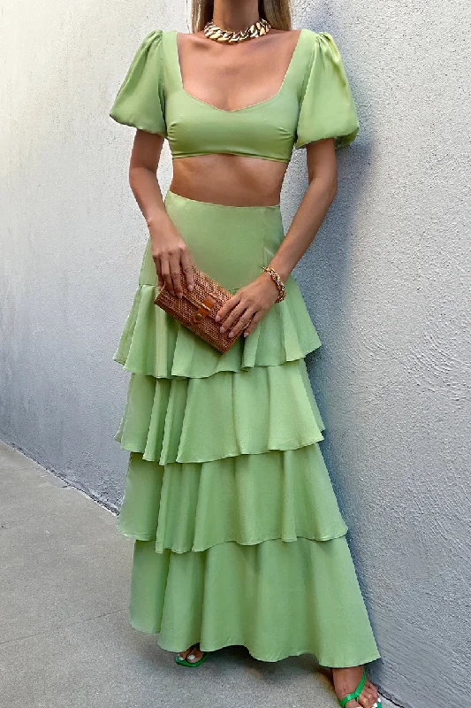 High-End Style Discounts Priya Top - Matcha