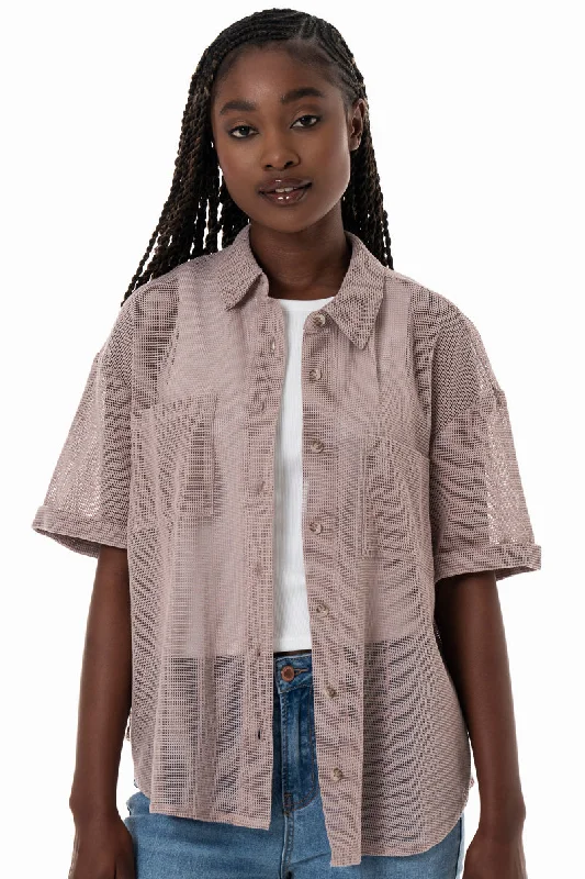 Style Breakthroughs Textured Shirt _ 153818 _ Grey