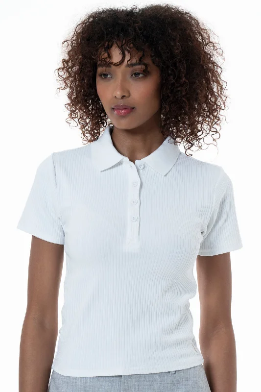 Holiday Glam Fitted Golfer _ 154496 _ Optic White