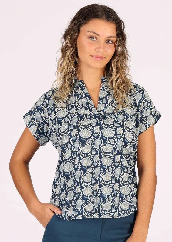 Shop Sales Aria Top Indigo