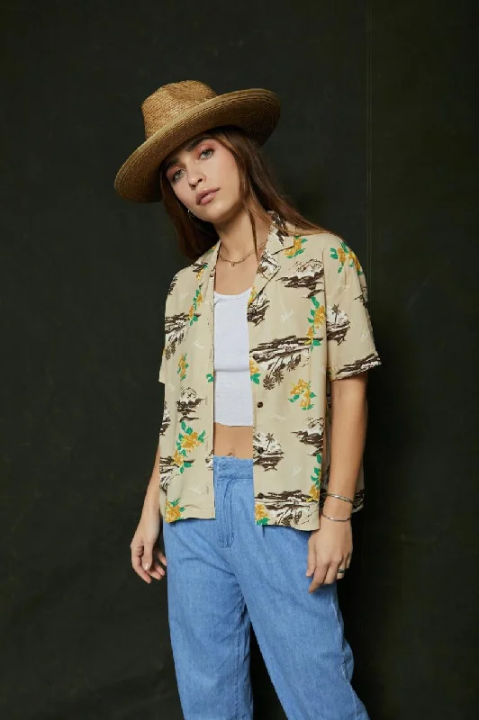 Popular Collection Bunker Paradise S/S Woven - Safari