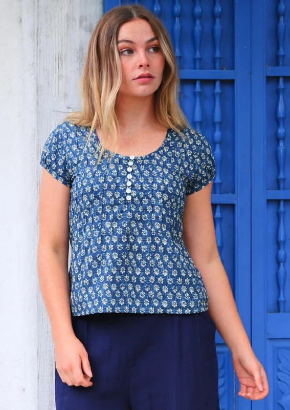 The Latest Fashion Trends Yasmin Top Bluebell