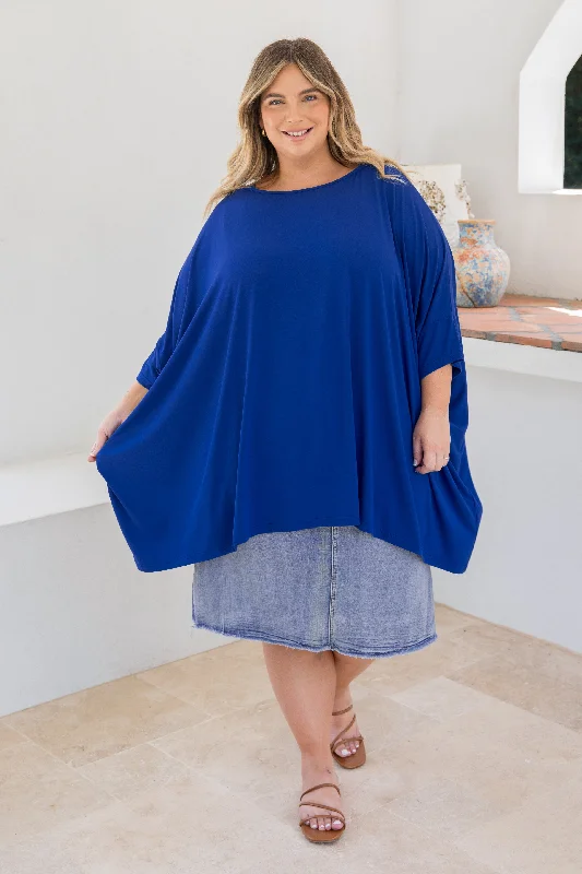 Sophisticated Street Style Offers Harper Top | Baltic Blue