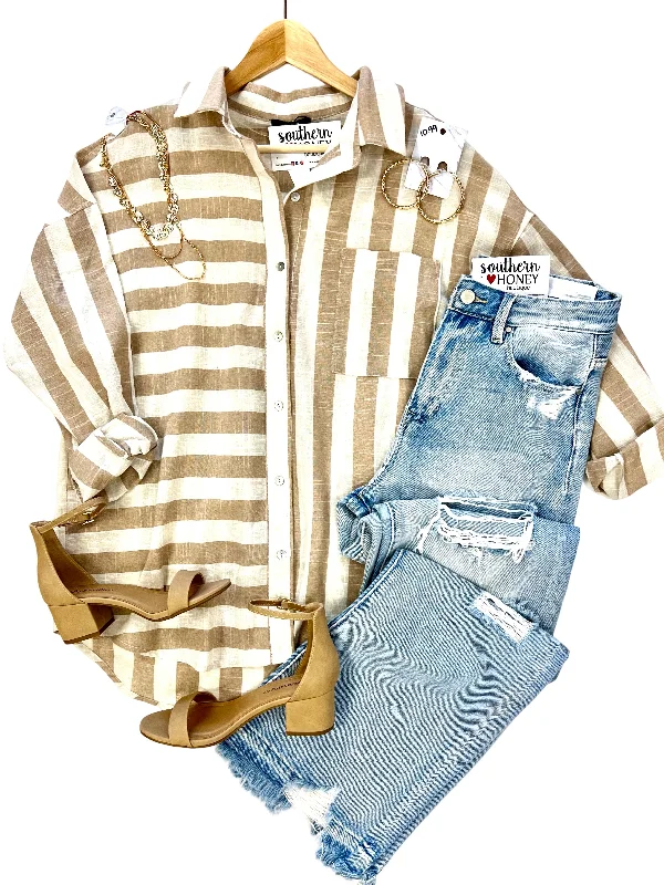 Final Sale The Kimberly Striped Shirt