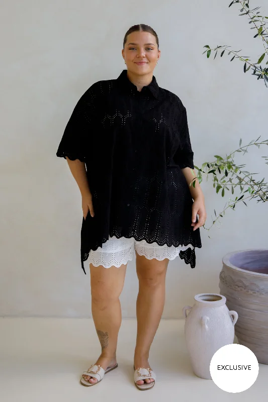 Season Offer Fleur Shirt | Black