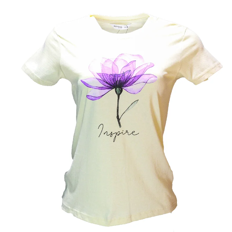Special Offers Ivory Printed T Shirt