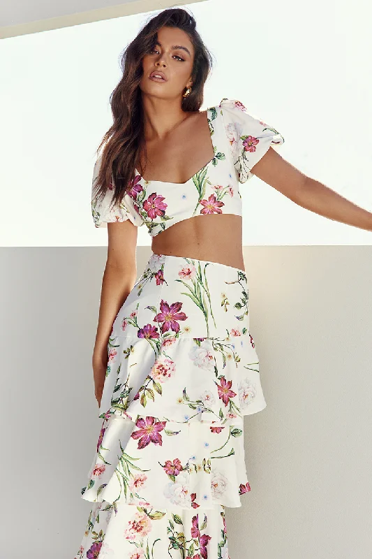 Contemporary Fashion Sale Yokana Top - White Floral