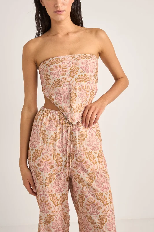 Urban Style Promotions Amelia Scarf Top Rose