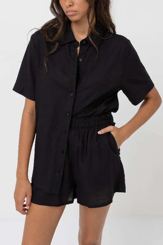 Fresh Fashion Discounts Classic Lounge Shirt Black