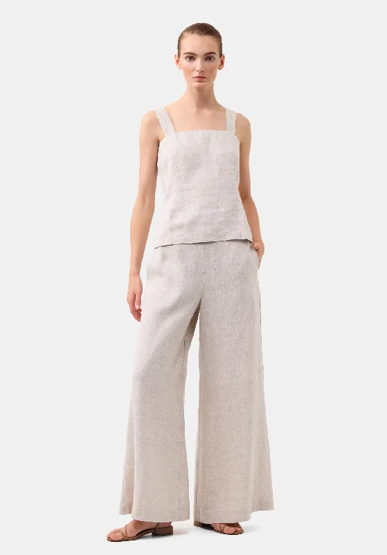 Sale Event, Prices Rock Kari Linen Top_Pebble