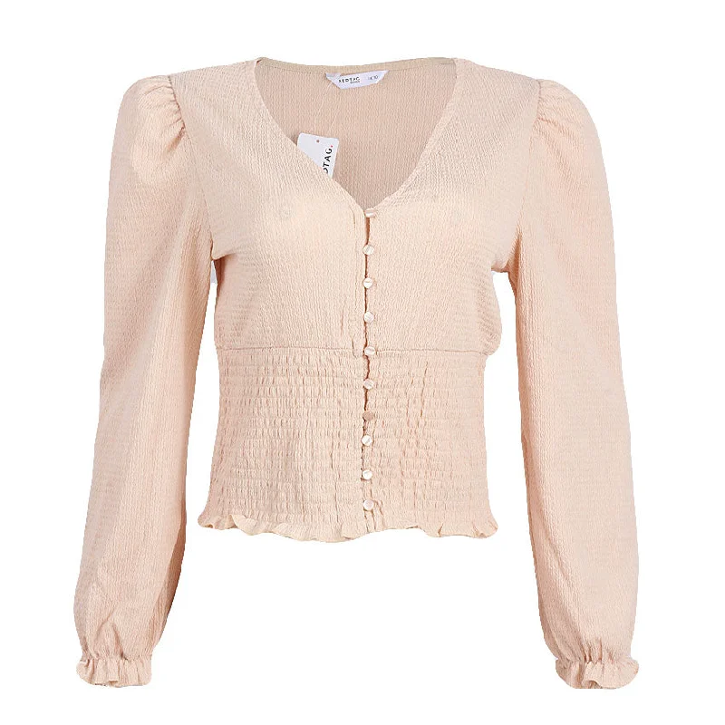 Hurry Before It's Gone REDTAG Women's Beige Formal Jersey Tops