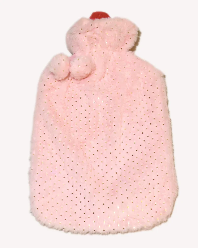 Fashion-Forward Beige   Blue 2L Hot Water Bag With Kintted Cover