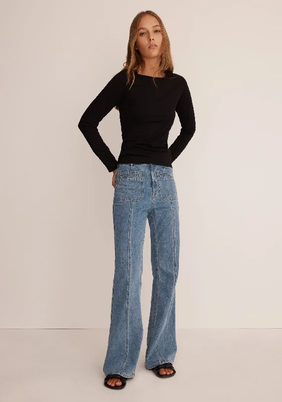 Seasonal Trends Milo L/S Top_Black